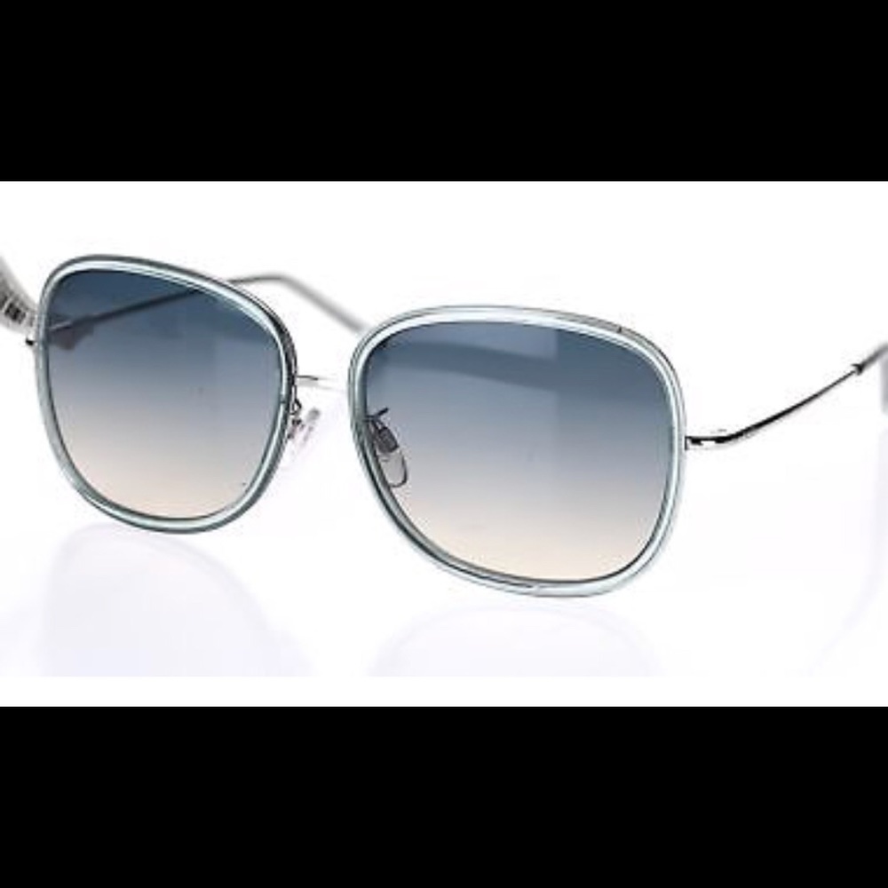 TODS Clear Square with Metal 59mm Sunglasses
